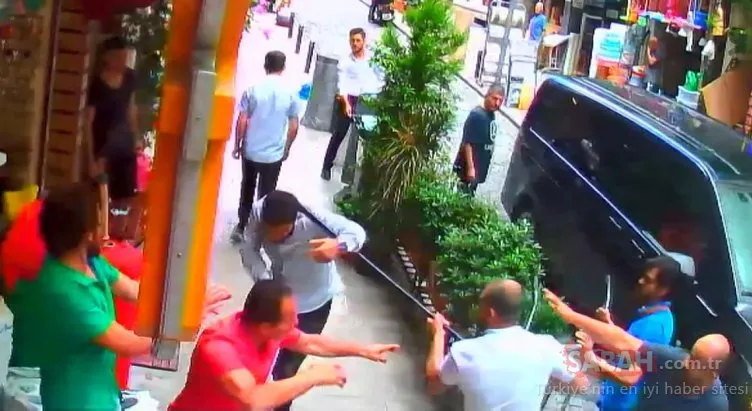 Şişli’de dehşet anları! Otel çalışanına bıçaklı saldırı