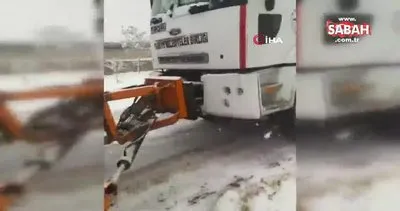 Çukurca’da kar yağışı hayatı olumsuz etkiledi | Video