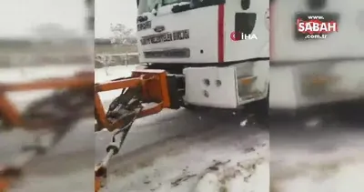 Çukurca’da kar yağışı hayatı olumsuz etkiledi | Video