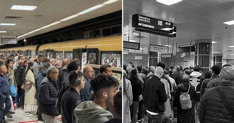 İstanbul’da bitmeyen metro arızası: Vatandaşlar...