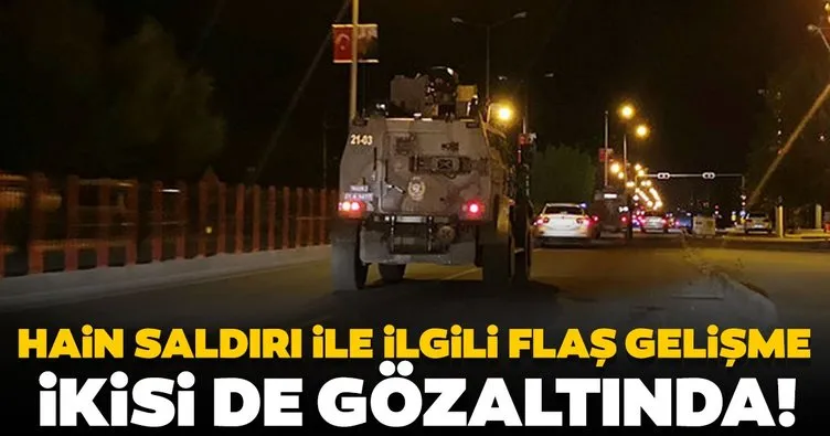 Polis memuru Atakan Arslan’ın şehit edildiği silahlı saldırıyla ilgili 2 şüpheli yakalandı