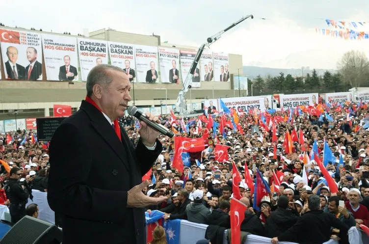 Başkan Erdoğan Malatya'daydı! Miting alanı doldu taştı