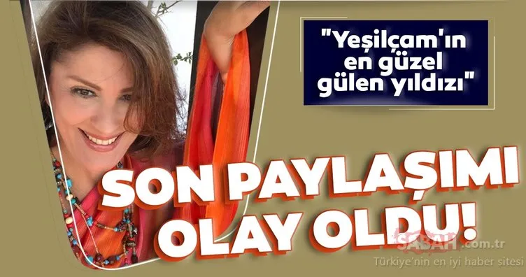 Gülşen Bubikoğlu sosyal medyayı yaktı geçti! Yeşilçam’ın en güzel gülen yıldızı