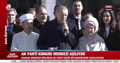 Açılışını Başkan Erdoğan yaptı! AK Parti Kongre Merkezi hizmete alındı | Video