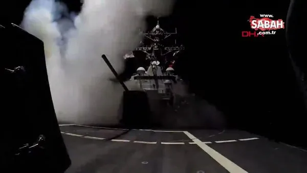 ABD, Yemen'de seyir füzelerini imha etti | Video