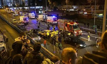D-100’de zincirleme kaza: 12 araç birbirine girdi #istanbul