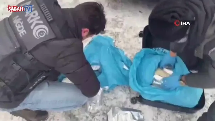 Niğde'de 15 kilogram uyuşturucu yakalandı | Video