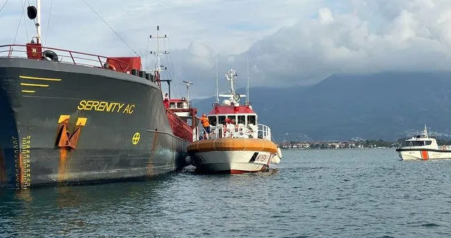Fethiye'de yük gemisinde patlama: 4 yaralı - Sabah