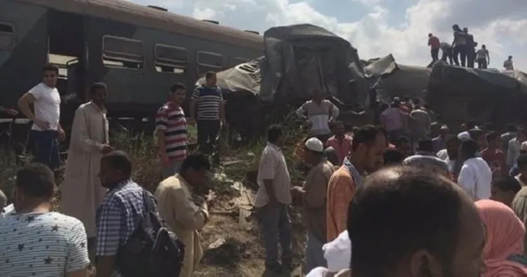 Mısır’da feci tren kazası: 21 ölü