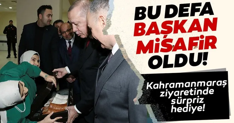 Son dakika: Başkan Erdoğan’dan Kahramanmaraş’ta sürpriz ziyaret! Külliye’de de ağırlamıştı...