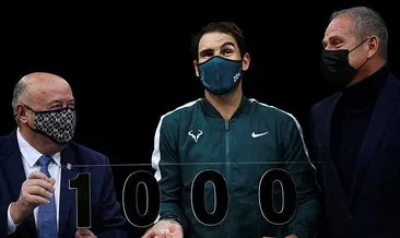 İspanyol tenisçi Nadal 1000’ler kulübüne girdi