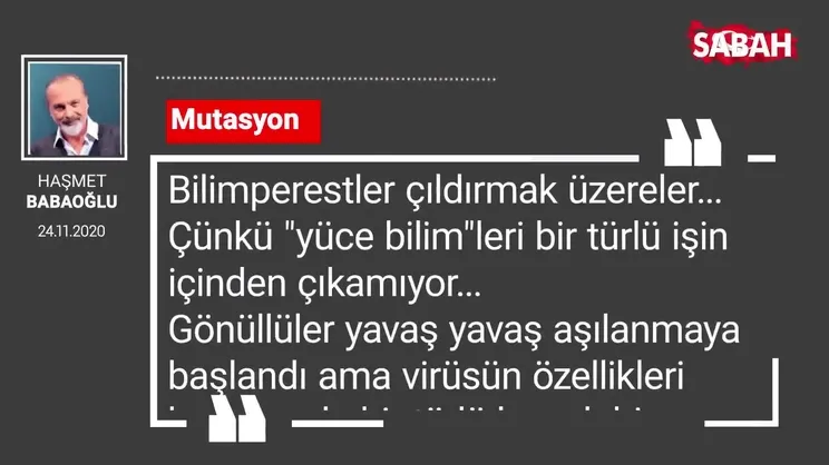 Haşmet Babaoğlu 'Mutasyon'