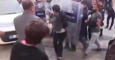 HDP’li Ayşe Sürücü polis kalkanına koşarak kafa attı