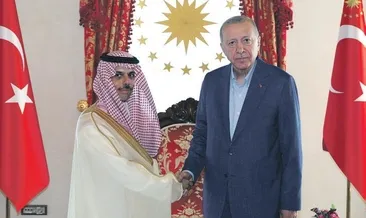 Erdoğan Suudi Arabistan Dışişleri Bakanı’nı kabul etti