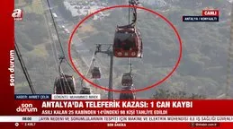 Antalya’da teleferik kazası! Kurtarma çalışmaları kamerada | CANLI YAYIN |