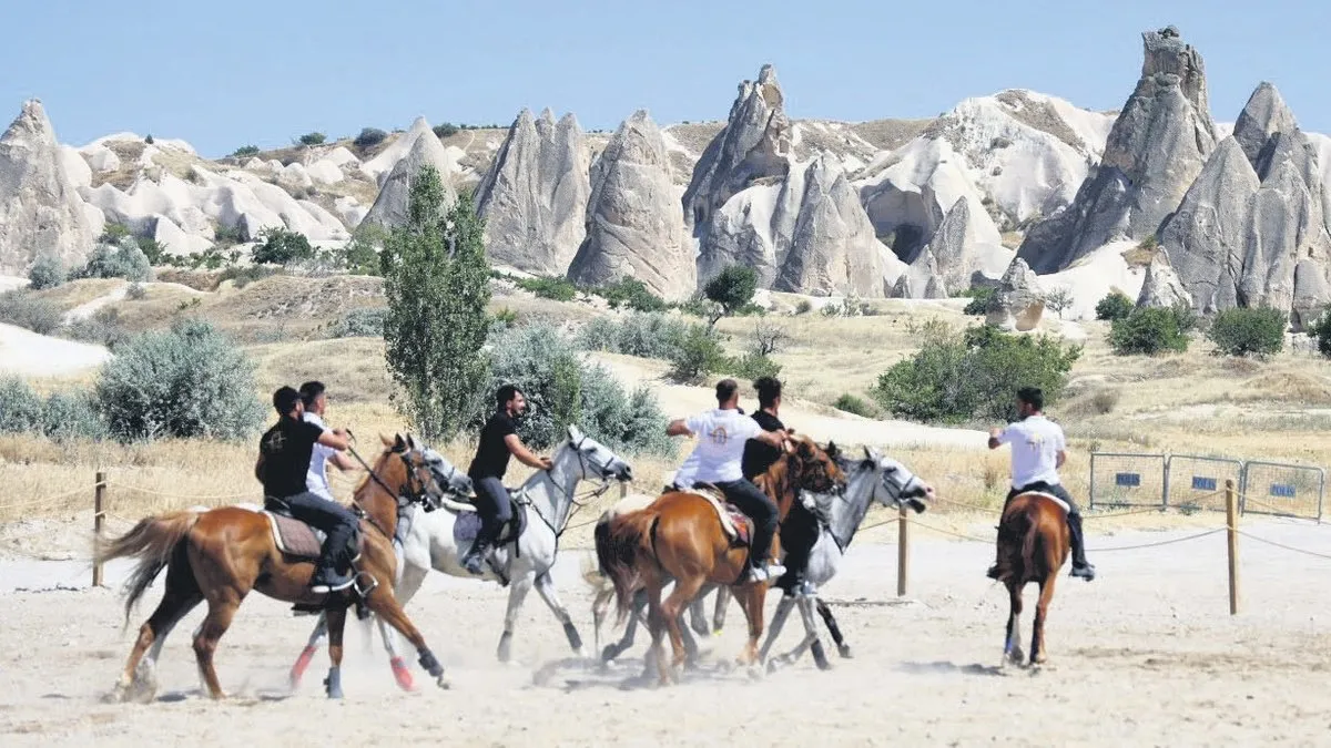 Kapadokya’da güzel atlar zamanı