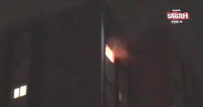 Ataşehir’de koli bandıyla bağladığı sevgilisinin evini yaktı | Video