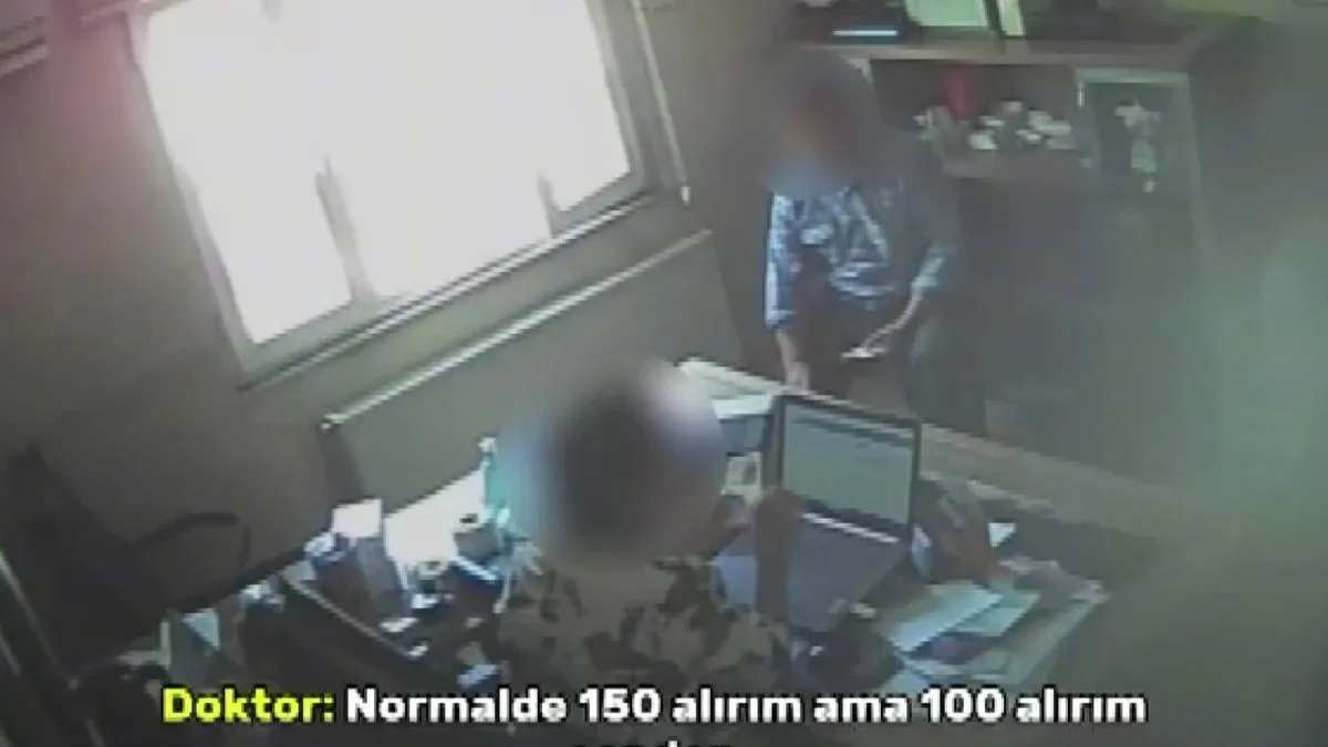 Kadın doktorun yaptıklarına kimse inanamadı! Şok görüntü: Normalde 150 ama senden...