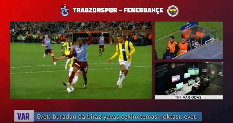 SON DAKİKA HABERİ! Trabzonspor-Fenerbahçe maçının VAR kayıtları açıklandı! İşte Atilla Karaoğlan ve Oğzhan Çakır'ın konuşmaları
