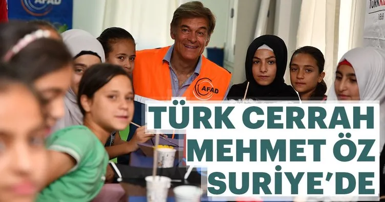 Ünlü Türk cerrah Dr. Mehmet Öz Suriye’de