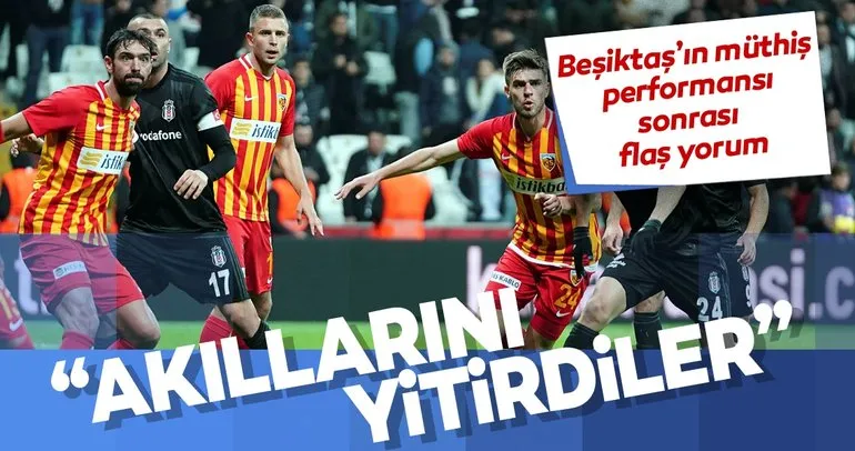 Bülent Timurlenk Beşiktaş - Kayserispor maçını değerlendirdi