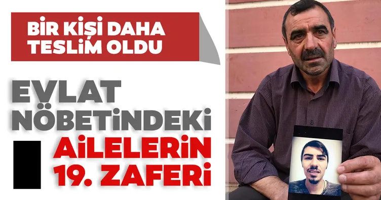 Evlat nöbetindeki ailelerin 19. zaferi