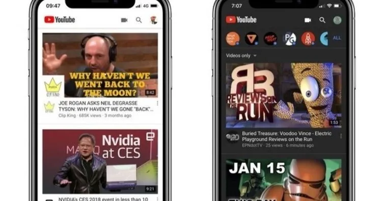 Youtube’un gece modu mobil platformlara geliyor