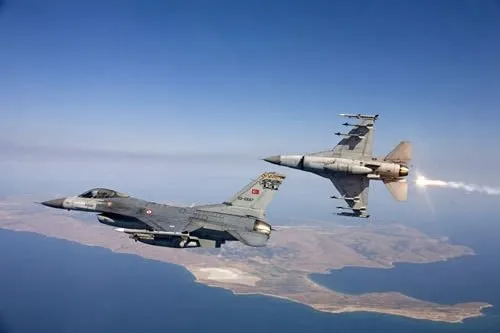 Türk savaş pilotları işbaşında