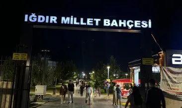 Iğdır Millet Bahçesi, yaz akşamlarında vatandaşların uğrak noktası oldu #igdir