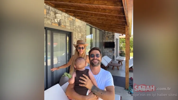 Ahmet Kural ve eşi Çağla Gizem Şahin’den bebekleriyle ilk paylaşım! İşte Ahmet Kural’ın minik oğlu!