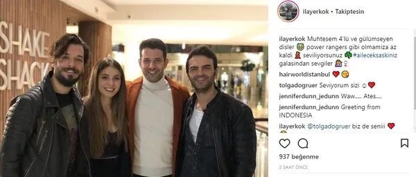 Ünlü isimlerin Instagram paylaşımları (02.03.2018)