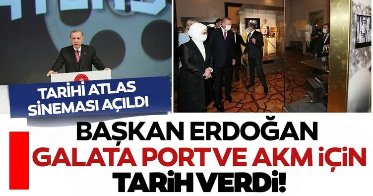 Son Dakika Haberleri - Başkan Erdoğan Atlas Sineması’nın açılışında konuştu! Tüm insanlığın hizmetindedir.