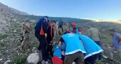 Tunceli’de dağlık alanda düşen çoban ekipler tarafından bulundu #tunceli