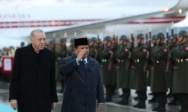 Endonezya Cumhurbaşkanı Subianto Ankara'da! Başkan Erdoğan havalimanında karşıladı #ankara