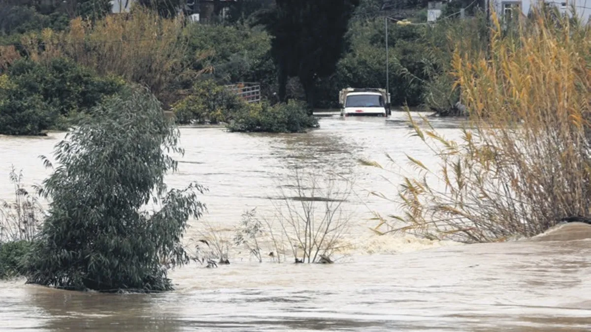 Metrekareye 190 kilogram yağış