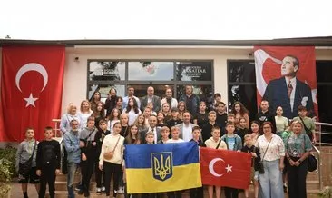 Savaş mağduru Ukraynalı çocuklar Dokuma Parkı gezdi #antalya