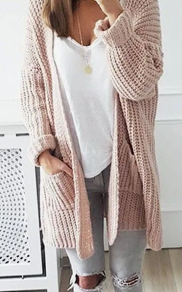 Geçiş mevsimine uygun en son trend hırka modelleri!