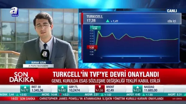 Son dakika haberi... Turkcell'in Varlık Fonu'na devri onaylandı | Video
