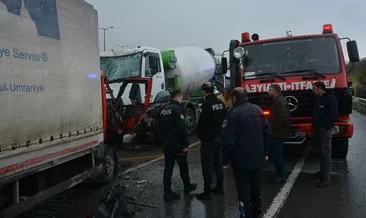 Sancaktepe’de korkunç kaza: Beton mikseriyle çarpışan kamyonet sürücüsü hayatını kaybetti