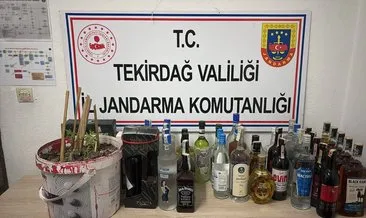 Jandarmadan alkol baskını #tekirdag