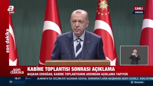 Son dakika: Kabine Toplantısı sona erdi! Başkan Erdoğan'dan önemli açıklamalar | Video