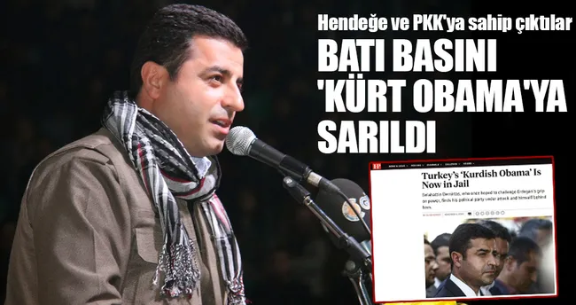 Batı basını ’Kürt Obama’ya sarıldı
