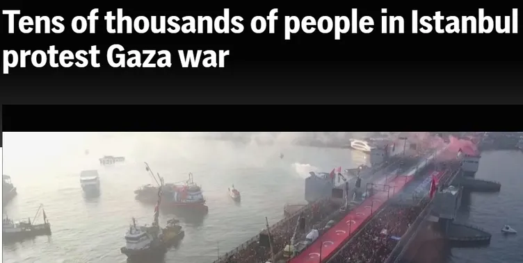 Dünya’nın gözü Türkiye’ye çevrildi: Tarihi Yürüyüş Dış Basına Damga Vurdu! Yunan medyasını o söz rahatsız etti