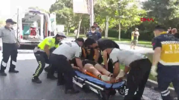 İstanbul Maçka Parkı'nda üst geçitten düşen kadın ağır yaralandı