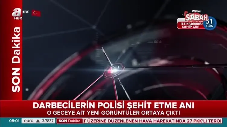 Darbecilerin polisi şehit etme anı!