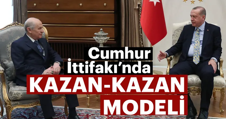 Cumhur İttifakı’nda ‘kazan-kazan’ modeli