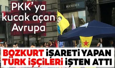 PKK’ya kucak açan Avrupa  ’Bozkurt’ işareti yapan Türk otobüs şoförlerini işten çıkardı