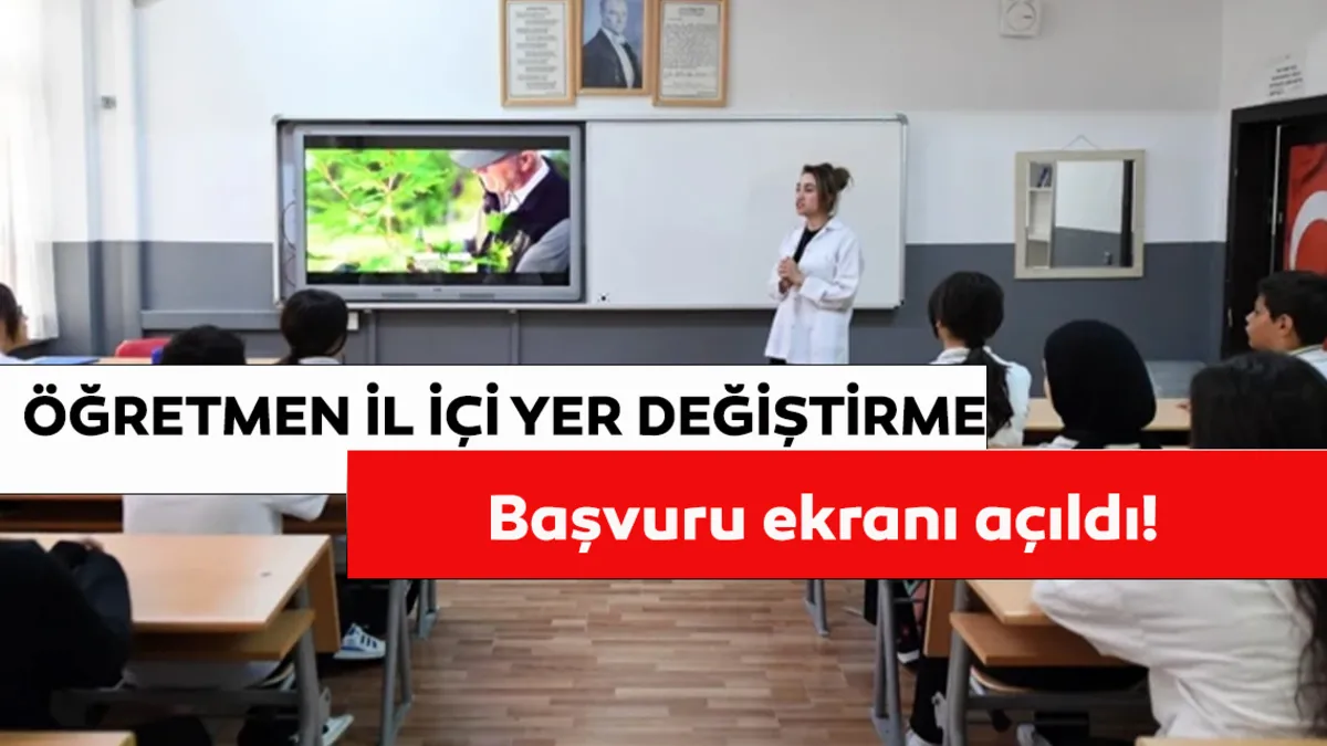 Öğretmen il içi isteğe bağlı yer değiştirme başvuruları: Öğretmen il içi tayinleri ne zaman, nereden başvurulur?