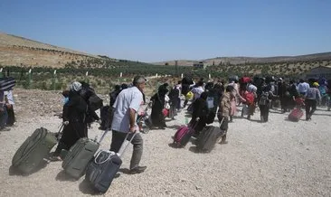 Suriyelilerin güvenli bölgelere dönüşleri sürüyor