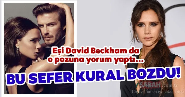 Victoria Beckham kuralını bozudu! Victoria Beckham’ın bornozlu pozuna eşi David Beckham bile yorum yaptı...